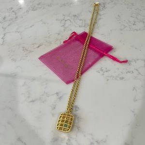 Lilly Pulitzer gold necklace